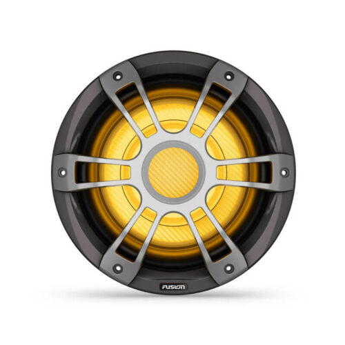 Fusion® Signature Series 3i Marine Subwoofers 10" 600-watt CRGBW Sports Gray Marine Subwoofer