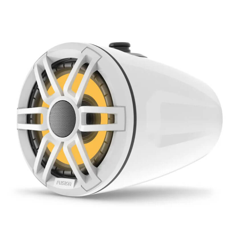 Fusion® XS Series Marine Wake Tower Speakers 6.5" 200-Watt Sports White Marine Wake Tower Speaker with RGB LED Lighting - Image 4